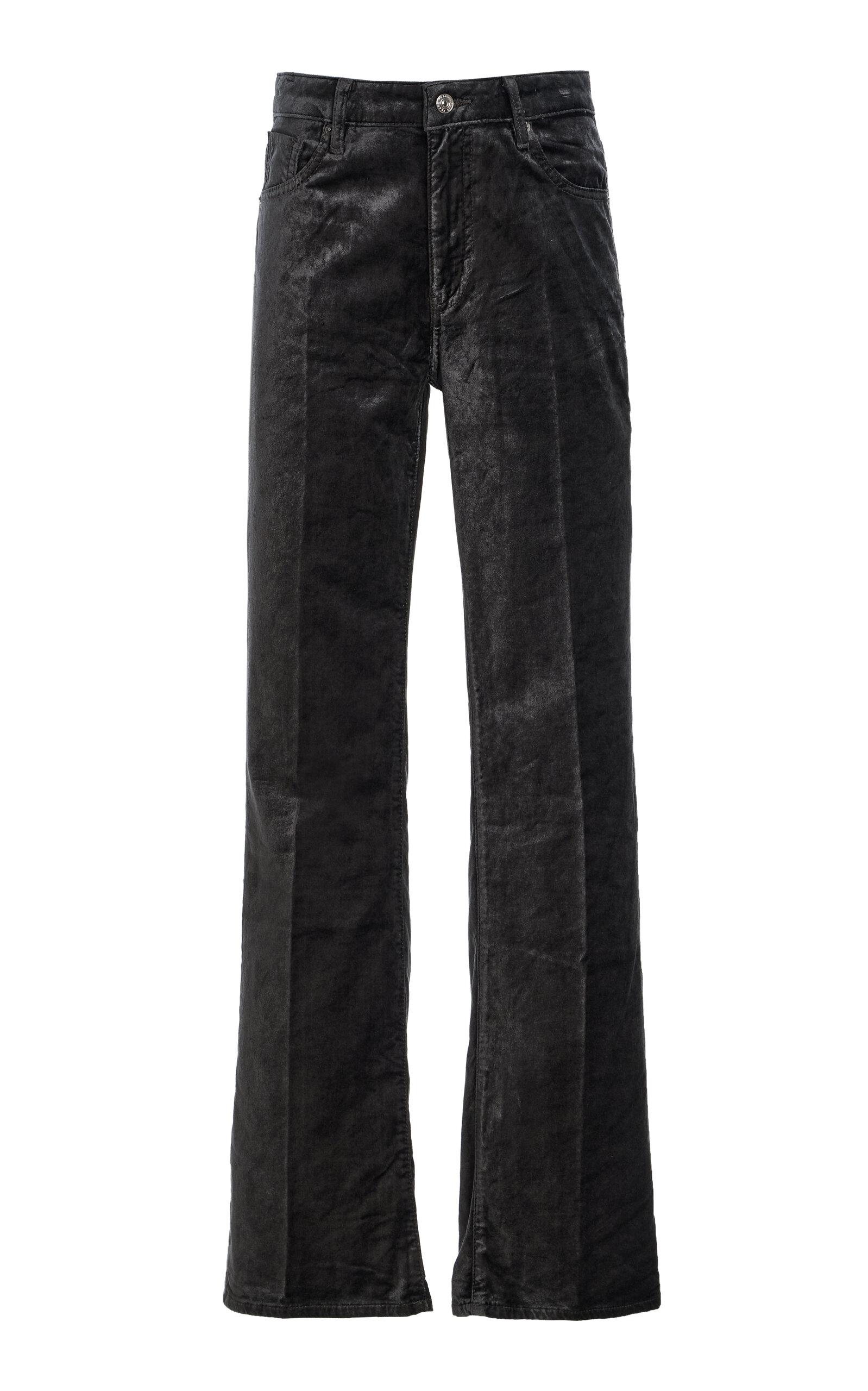 The Reboot Cotton-Blend Velvet Bootcut Trousers