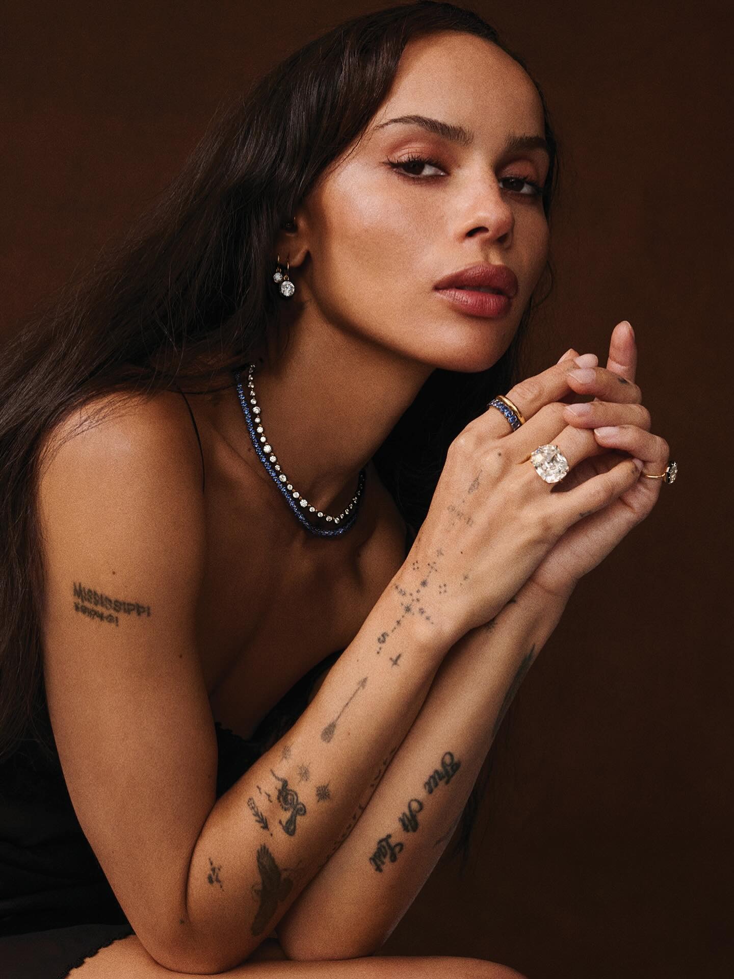 Zoe Kravitz stars in Jessica McCormack jewelry campaign.