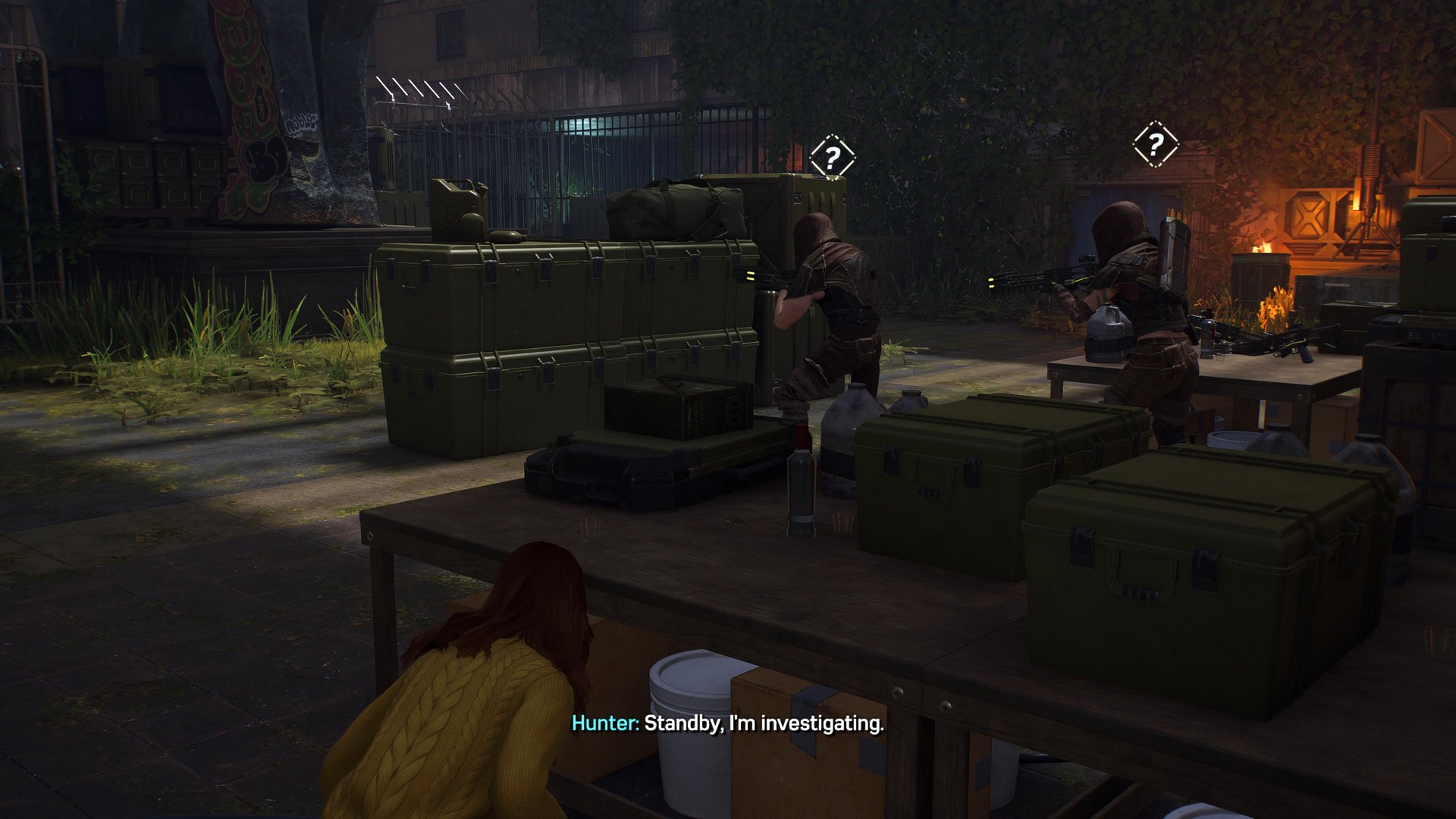 Mary-Jane hides from Kraven's hunters in Marvel's Spider-Man 2