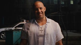 Vin Diesel smiling in Fast Five