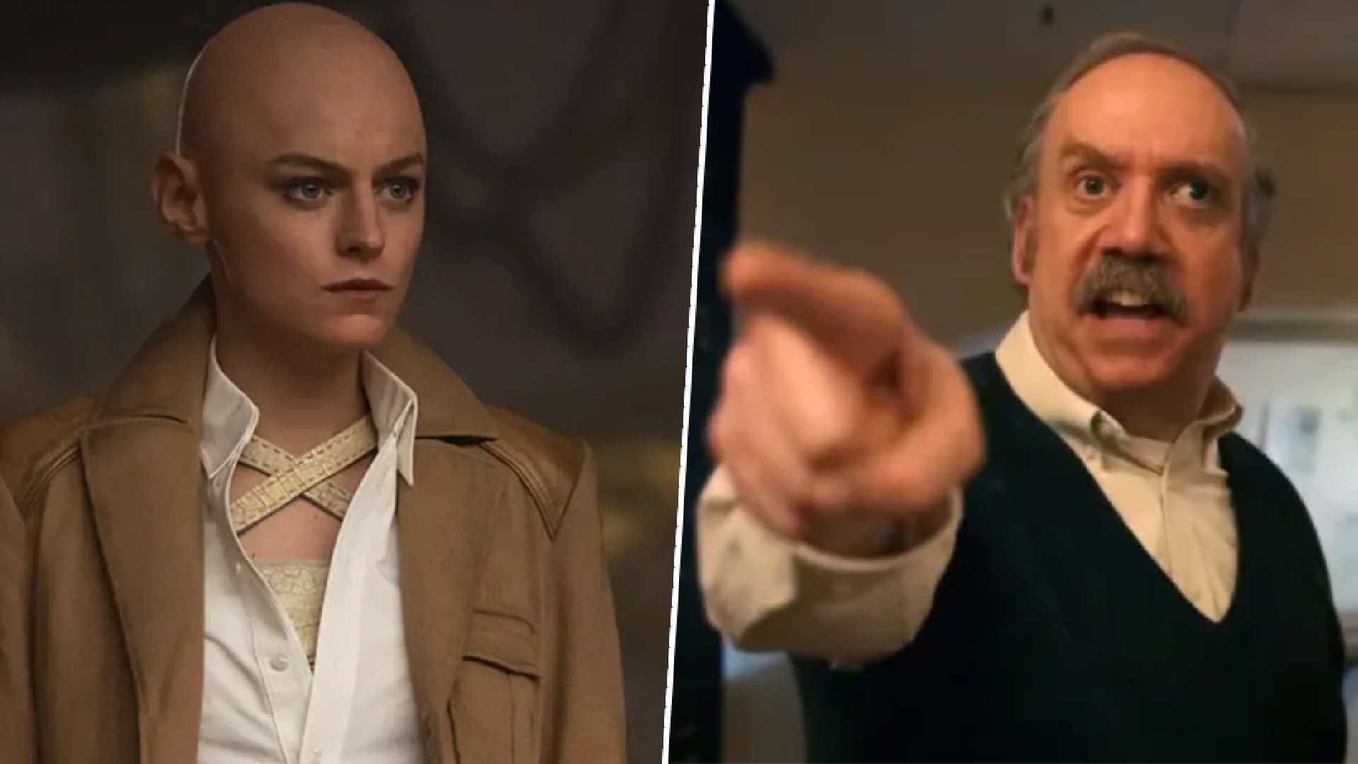 Emma Corrin / Paul Giamatti