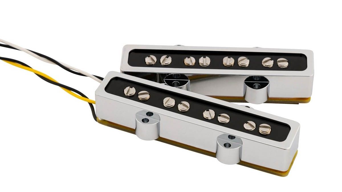 Fender Chrome Cobalt P/J Bass pickups