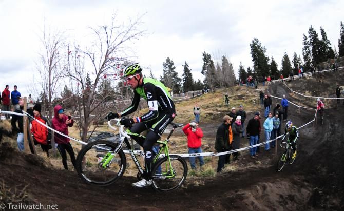 Ryan Trebon (Cannondale) having no problem with a steep climb