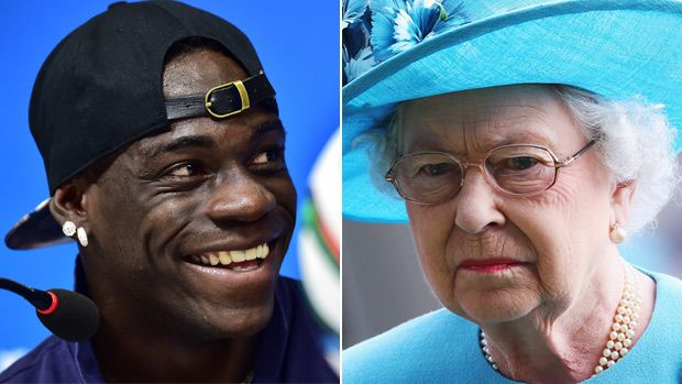 Mario Balotelli, The Queen