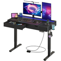 Bestier  standing desk with LED light