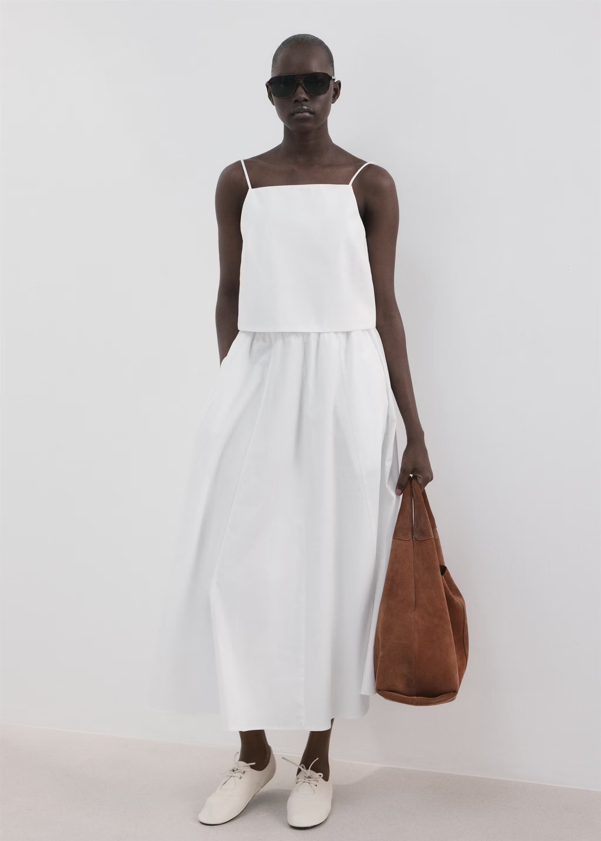 MANGO, Cotton Crop Top