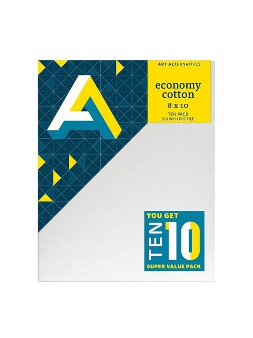 Art Alternatives 8x10 Stretched Canvas (10-pack)