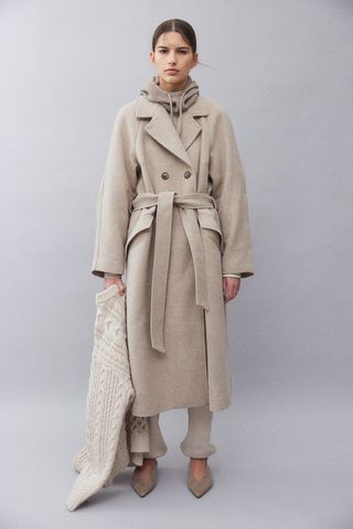 Tie-Belt Coat