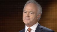 Scott Pelley conducts an interview on 60 Minutes.
