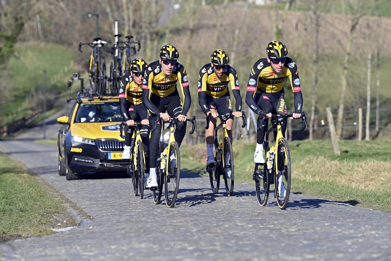 Omloop Het Nieuwsblad 2021 75h Edition Training Flanders Classics 25022021 Jumbo Visma photo Nico VereeckenPNBettiniPhoto2021