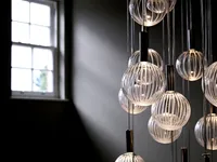 Best Green Interior Product: Contemporary Chandelier Company ‘Elements' and 'Crizzle' LED Lighting