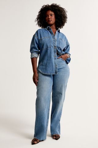 Abercrombie , Love High Rise 90s Relaxed Jean