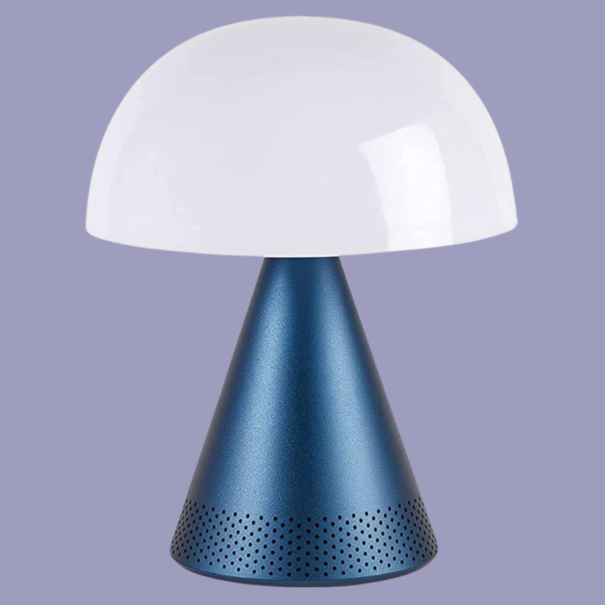 Lexon, Mina L Audio 2-in-1 Mushroom Table Lamp and Wireless Bluetooth Speaker