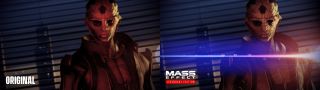 Mass Effect Legendary Edition comparison shot.