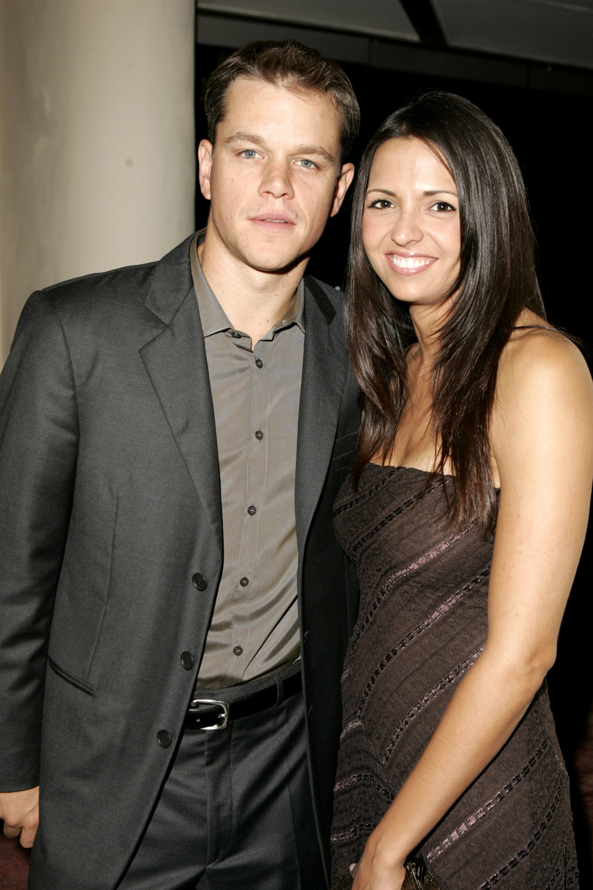 wedding - matt damon Luciana Barroso
