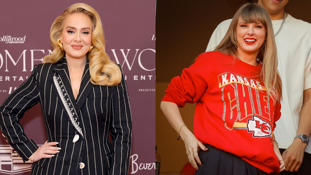 Adele praises Taylor Swift for making football &quot;more enjoyable to watch.&quot;