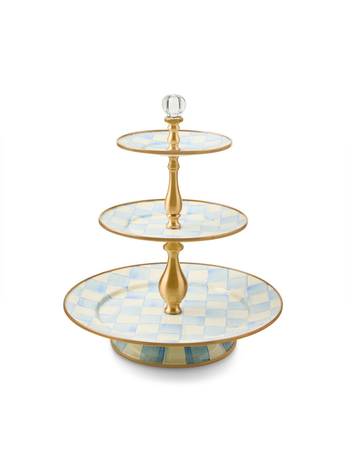 Sky Check Three Tier Sweet Stand