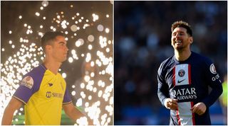 PSG Lionel Messi vs Saudi Pro League all-star XI Cristiano Ronaldo