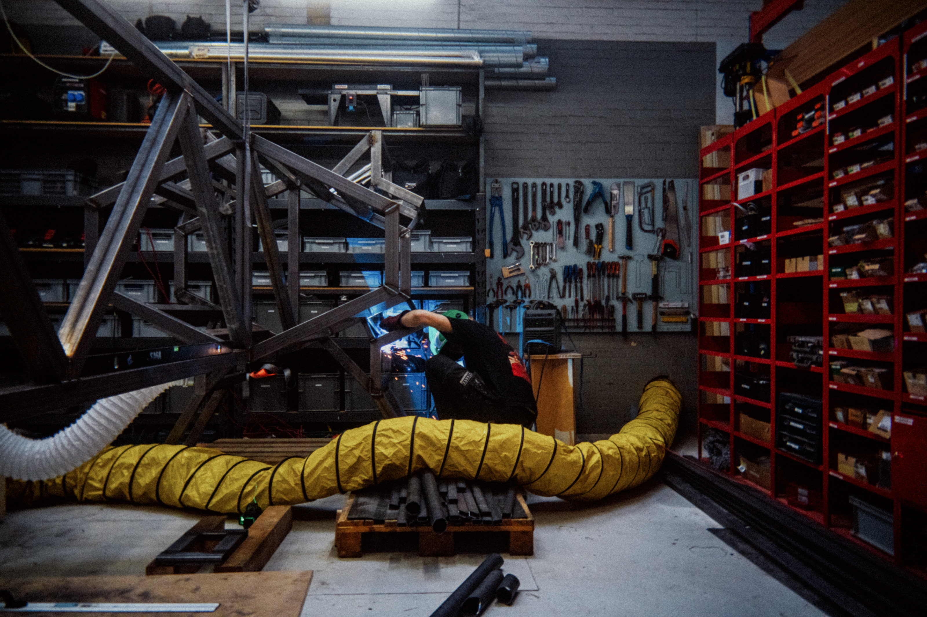 Under construction: the Spaceshop takes space at Saga's Copenhagen workshop