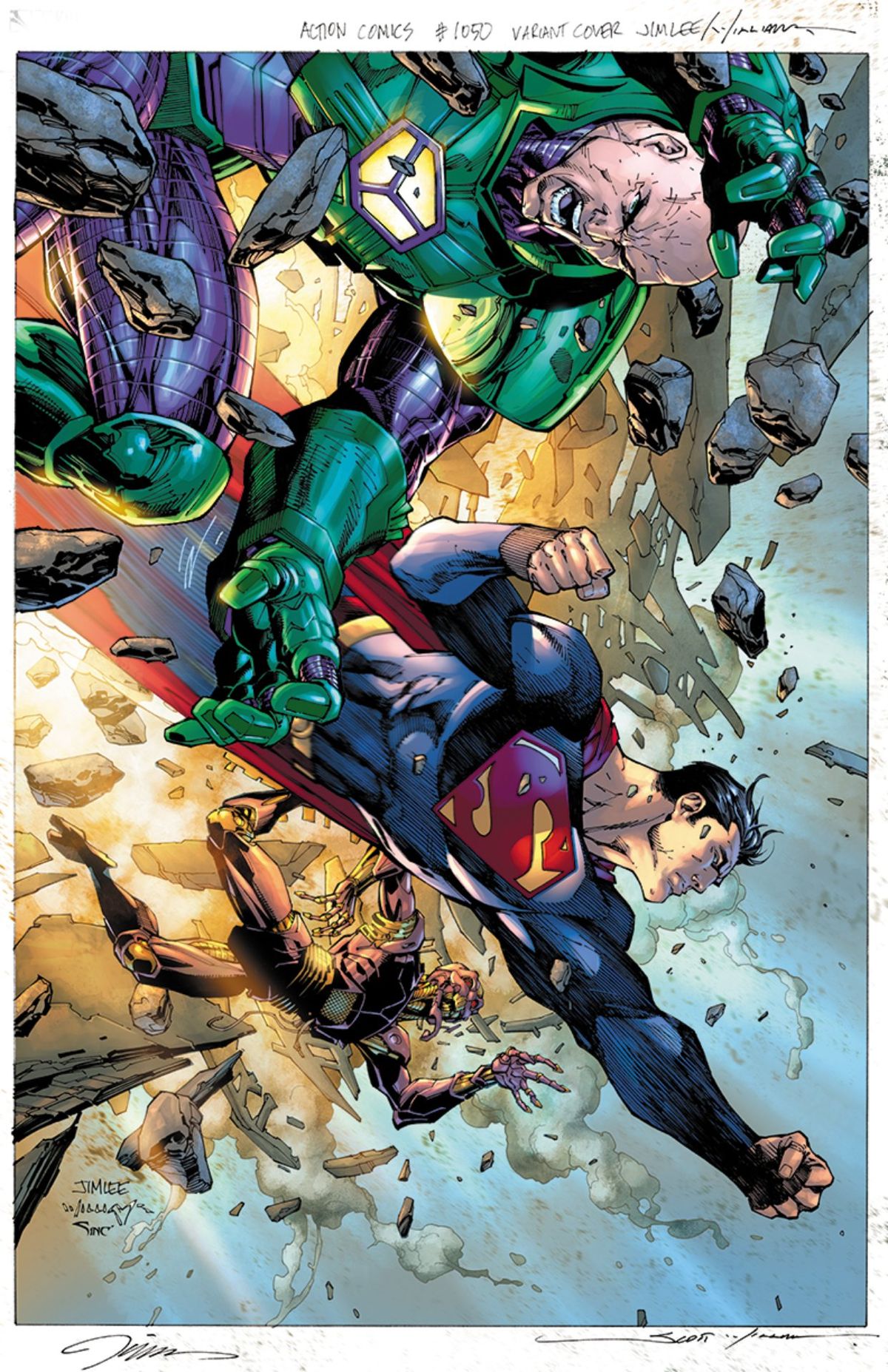 Action Comics #1050 variant cover by Jim Lee