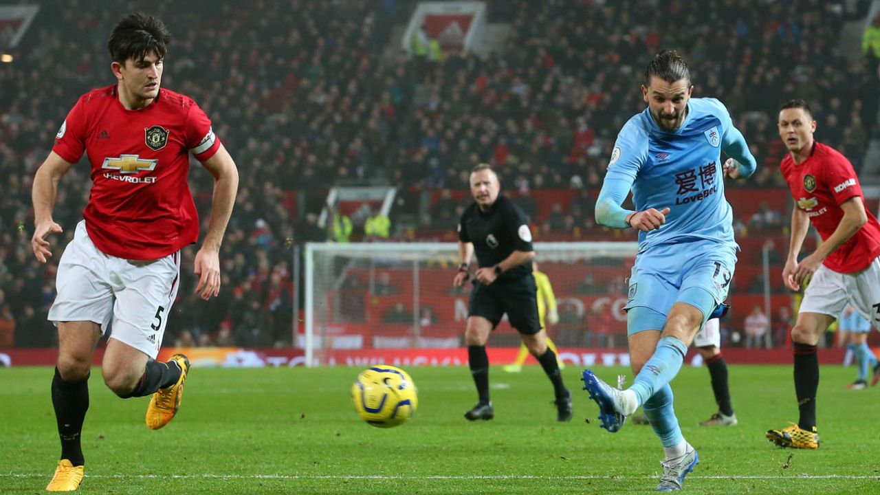 Jay Rodriguez scored a superb goal for Burnley against Man Utd at Old Trafford