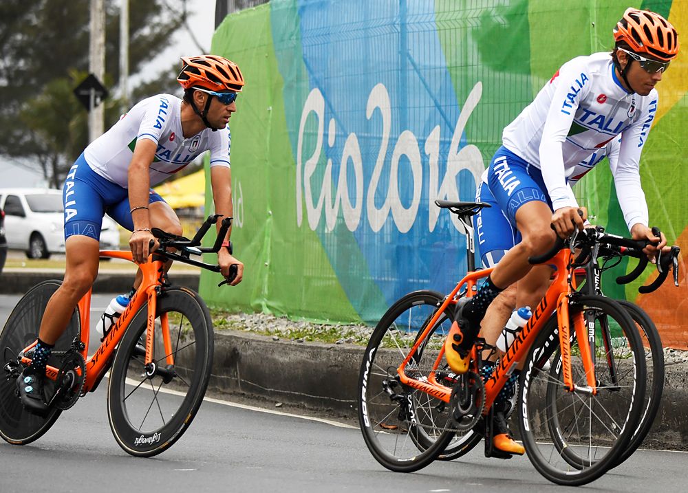 Vincenzo Nibali (Italy) previews the road course
