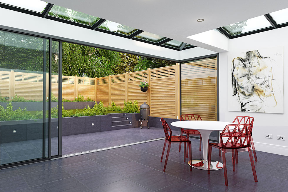 Shard porcelain tiles from The London Tile Co