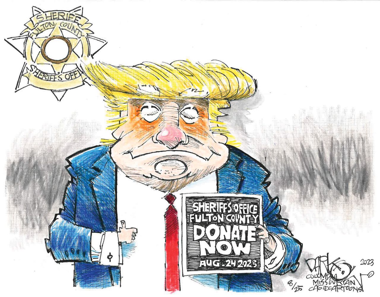 Political cartoon 