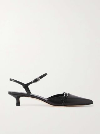 Aeyde, Melia Leather Point-Toe Pumps