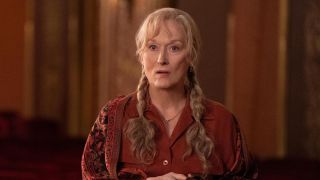 Meryl Streep as Loretta Durkin in Only Murders in the Building Season 3