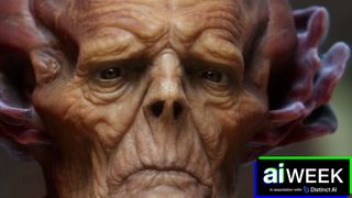 Unity AI tools; an alien face