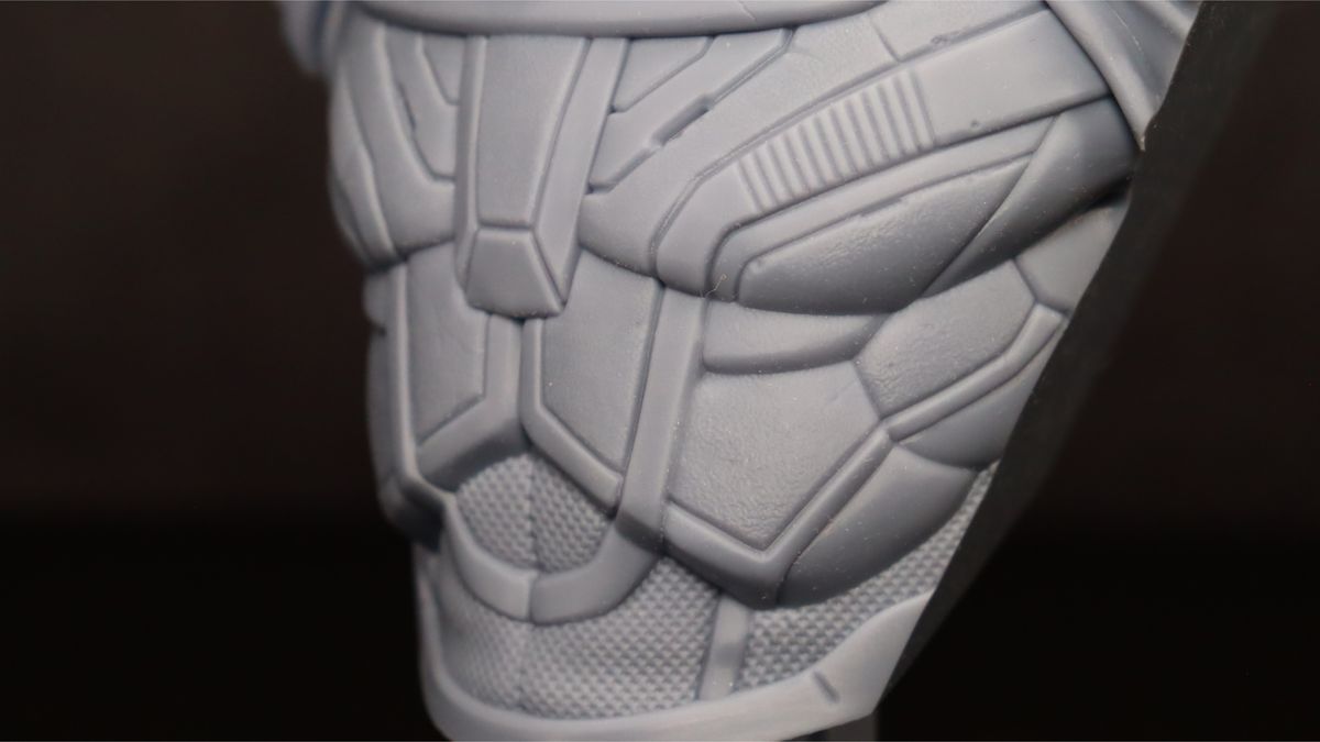 Nova3D Whale3 SE 3D printer-test print-Magneto-close up of chest plate