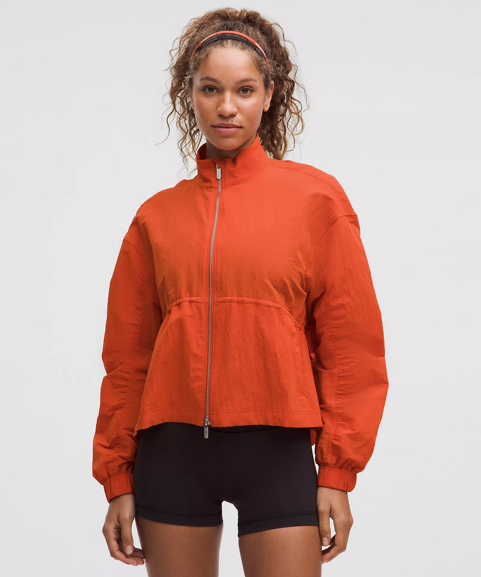 Lululemon, Crinkle Nylon Cinchable Jacket