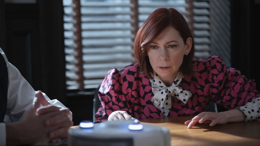 Elsbeth (Carrie Preston) wearing pink in Elsbeth season 2