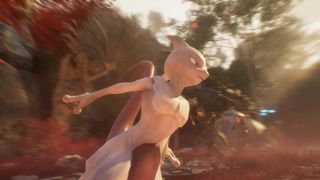 Promotional screenshot of Mewtwo in Clair Obscur: Expedition 33