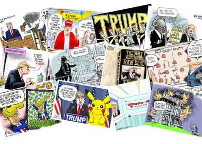 The Trump campaign, illustrated