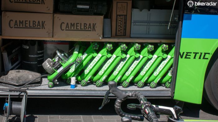 Cannondale-Garmin has a stock of Kurt Kinetic trainers ready