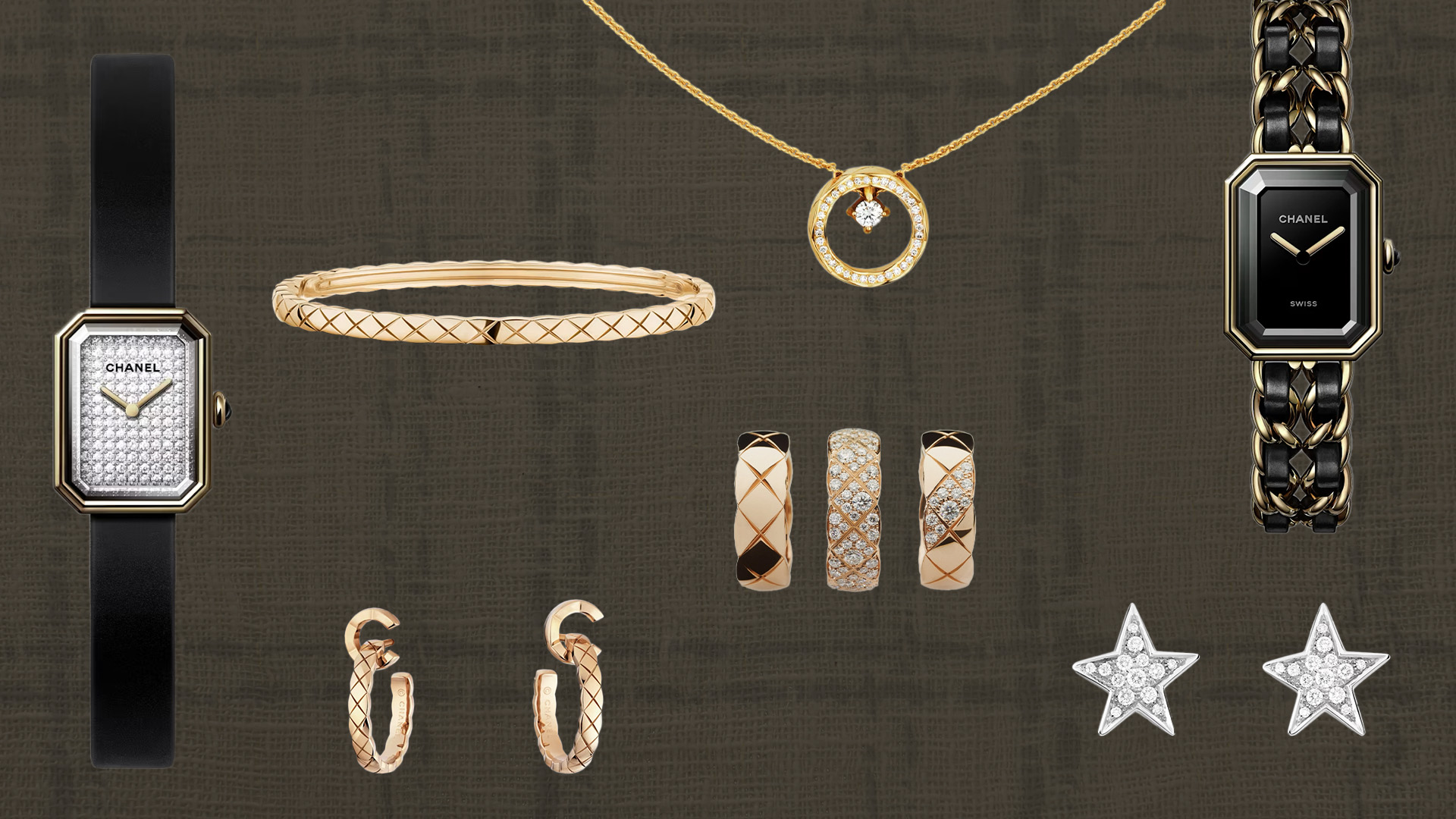 Collage Image of Watches and Fine Jewelry From Chanel