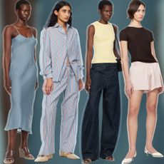 Collage of SSENSE Summer Outfits