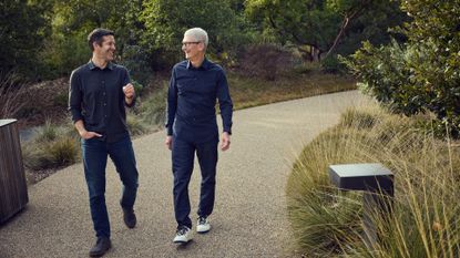 John Ternus and Tim Cook