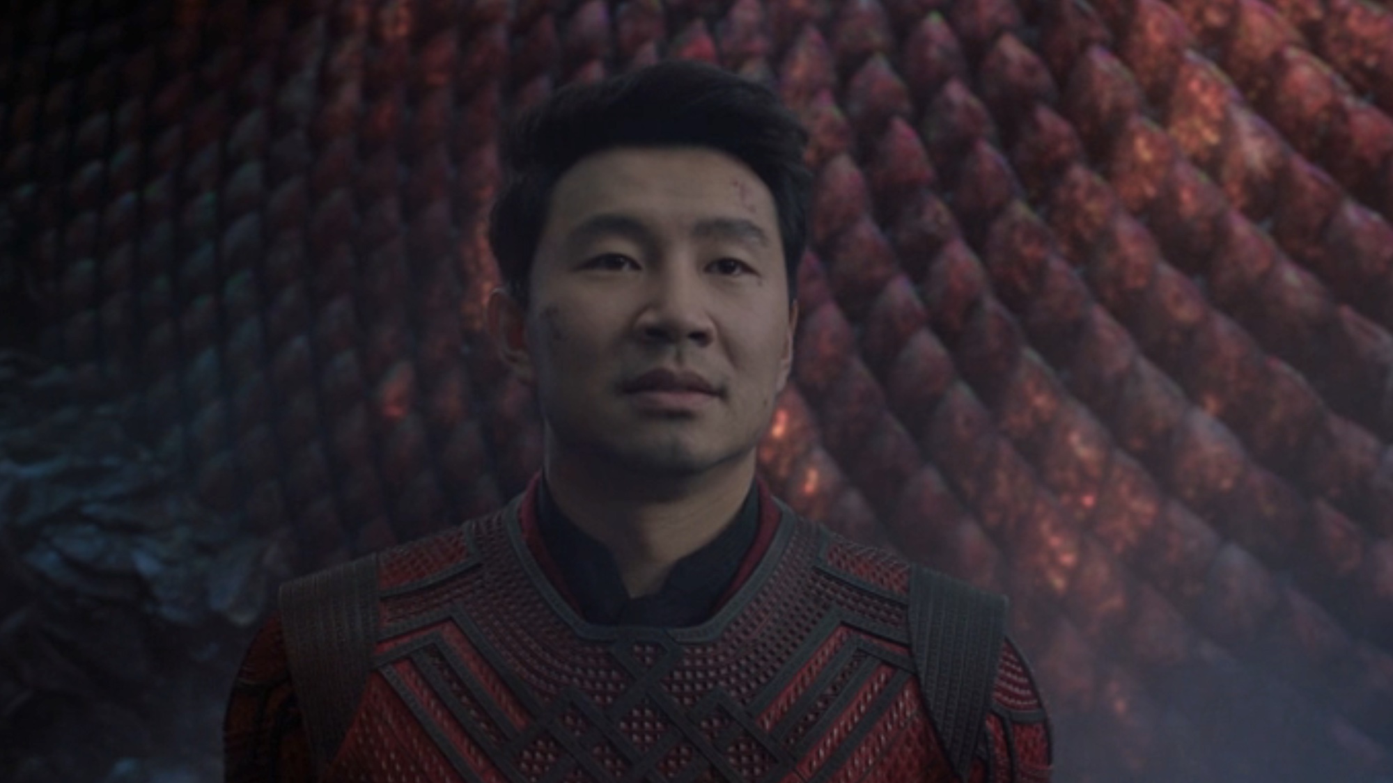 Shang-Chi speaking to his father before his final battle.