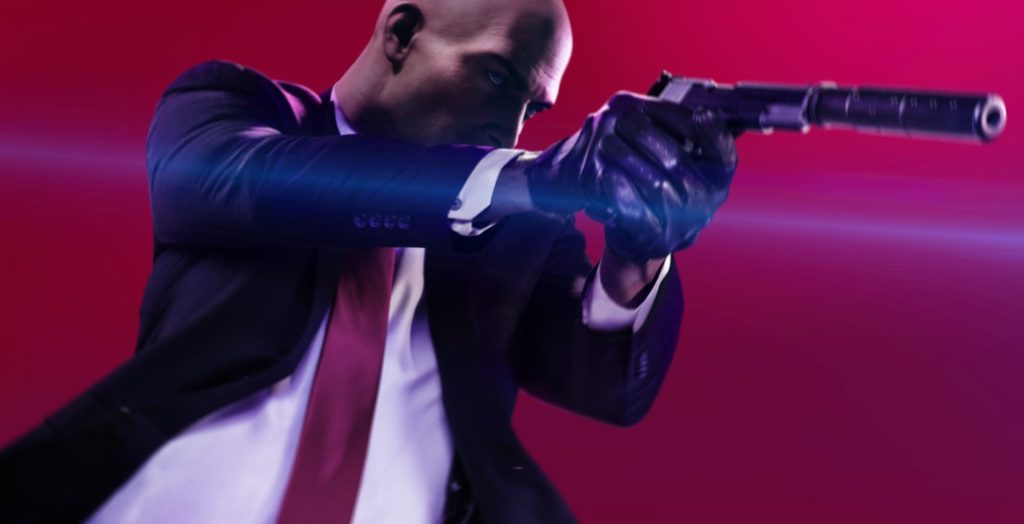 Agent 47 in his red tie.