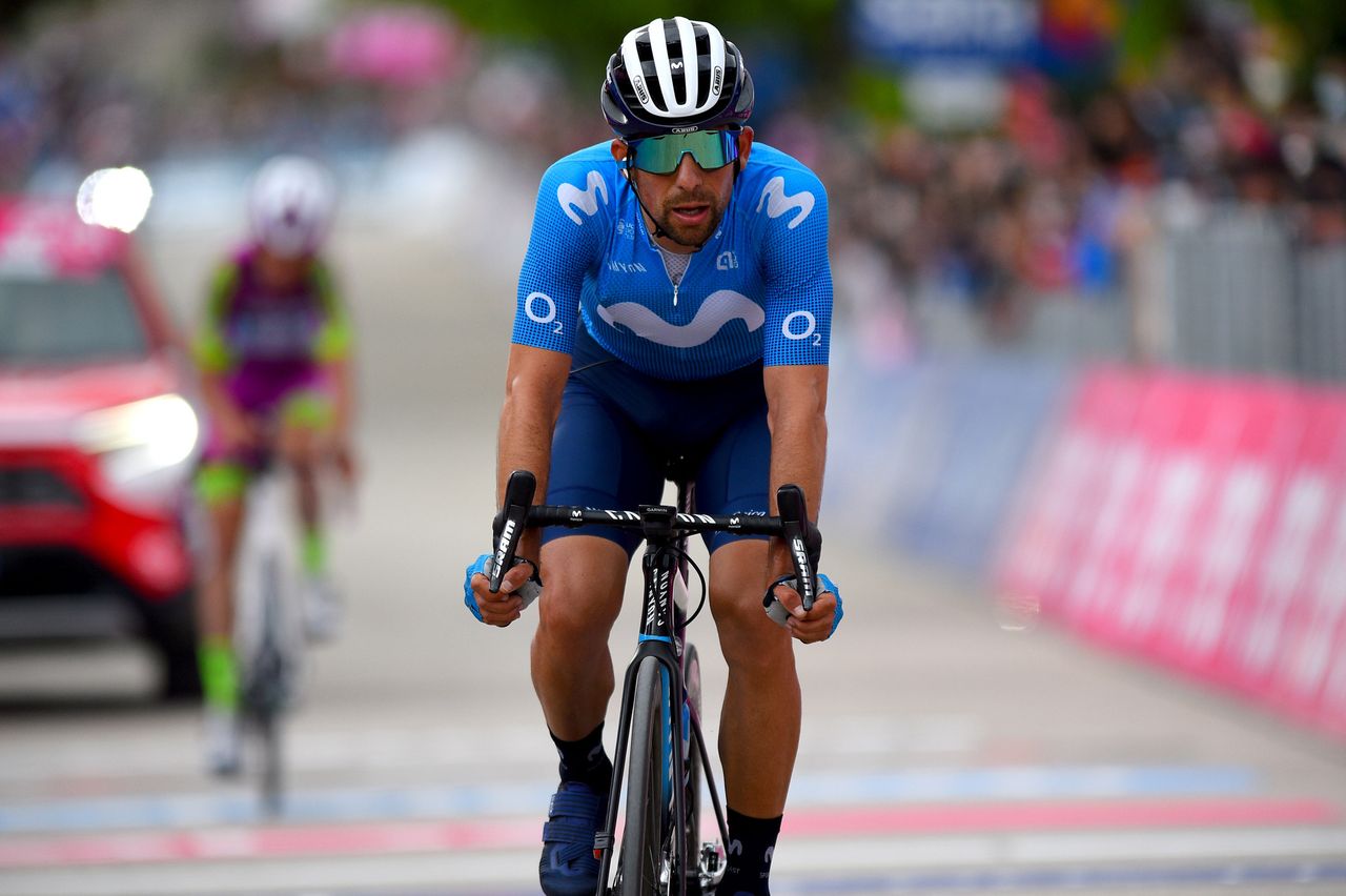 Giro d Italia 2021 104th Edition 8th stage Foggia Guardia Sanframondi 170 km 15052021 Nelson Oliveira POR Movistar Team photo Dario BelingheriBettiniPhoto2021