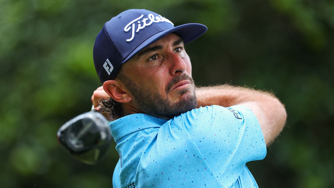 Max Homa takes a shot at the Wells Fargo Championship