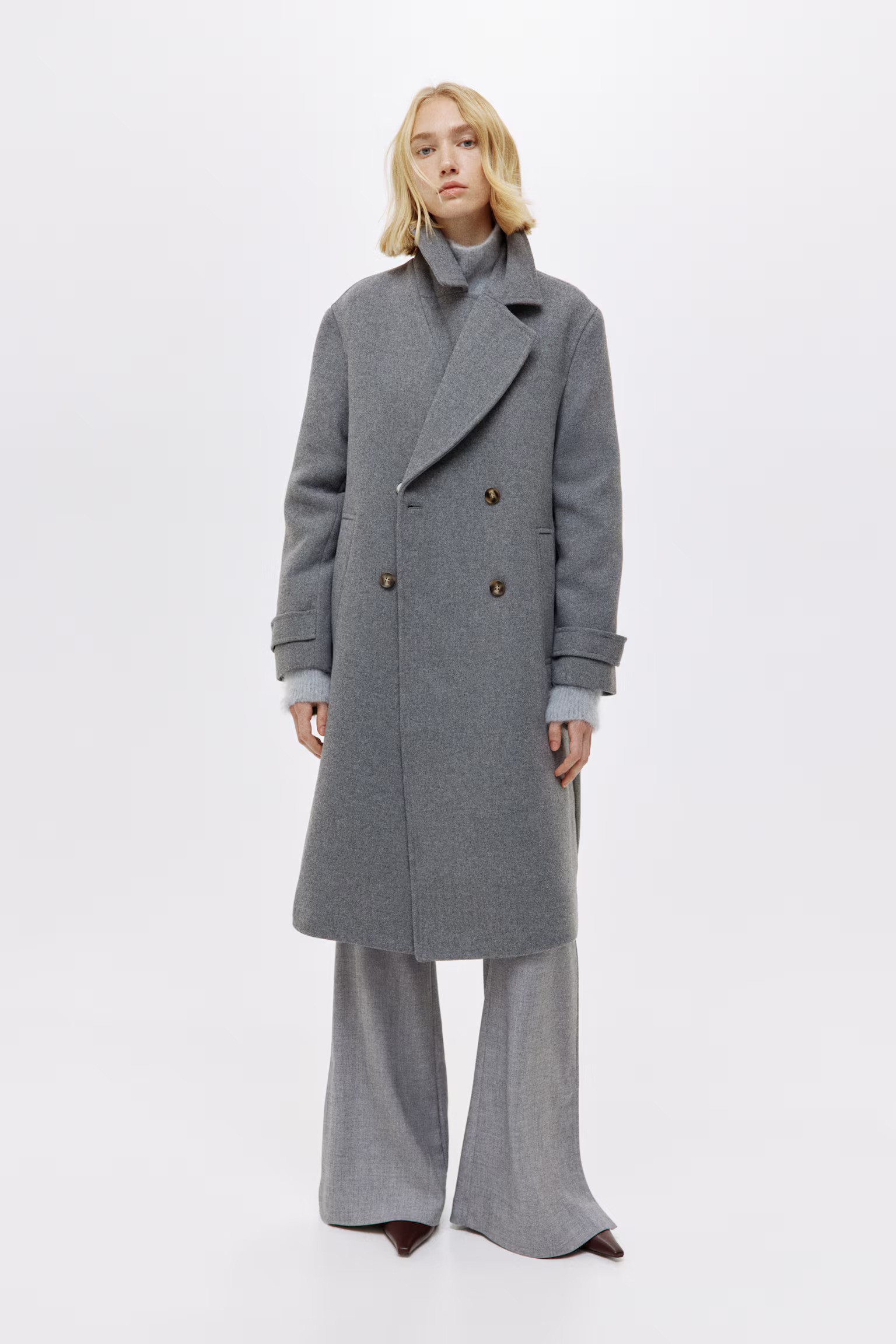 H&amp;amp;M, Double-Breasted Coat