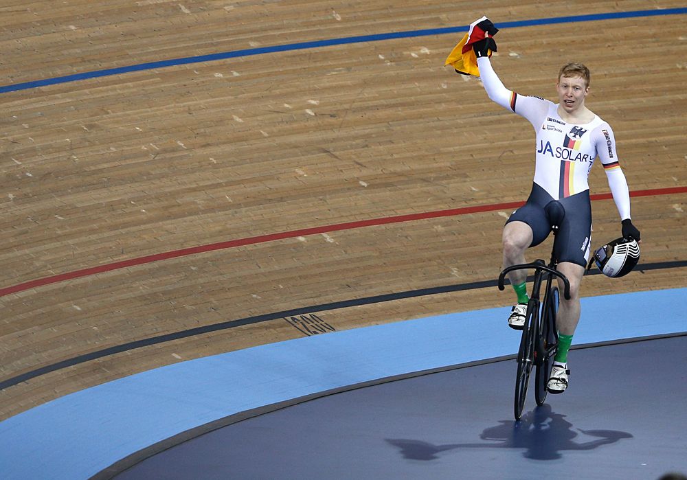 Joachim Eilers (Germany) won the keirin