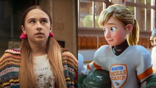 Kensington Tallman in Home Sweet Rome; Riley in Inside Out 2