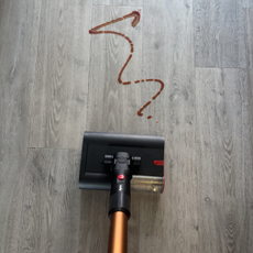 Dyson. PencilWash cleaning ketchup spills
