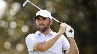 Scottie Scheffler of the United States plays his shot from the second tee during the third round of the Arnold Palmer Invitational presented by Mastercard 2026 at Arnold Palmer Bay Hill Golf Course on March 07, 2026 in Orlando, Florida. 