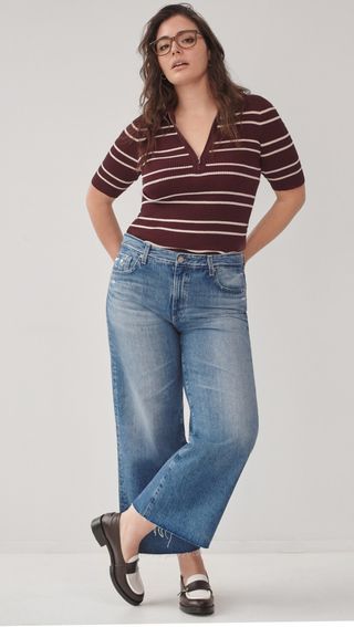 Saige Wide Leg Crop Jeans